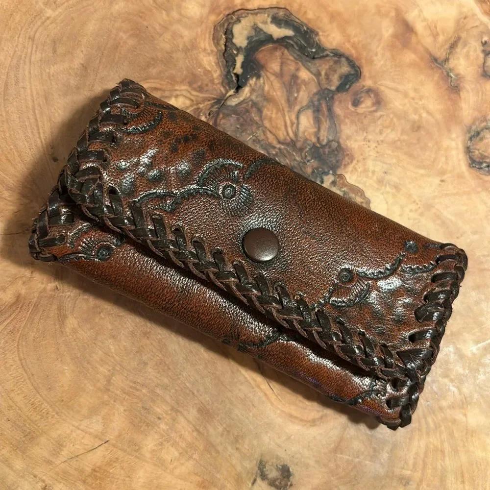 Vintage Tooled Key Holder